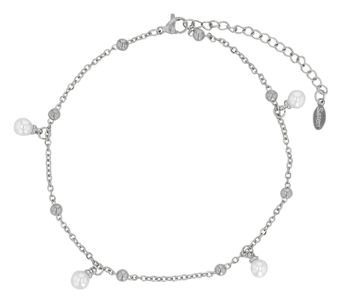 AKZENT Fußkette 5110093 Sommer Must-Have, 4er Pack, Anhänger, Perlen von AKZENT