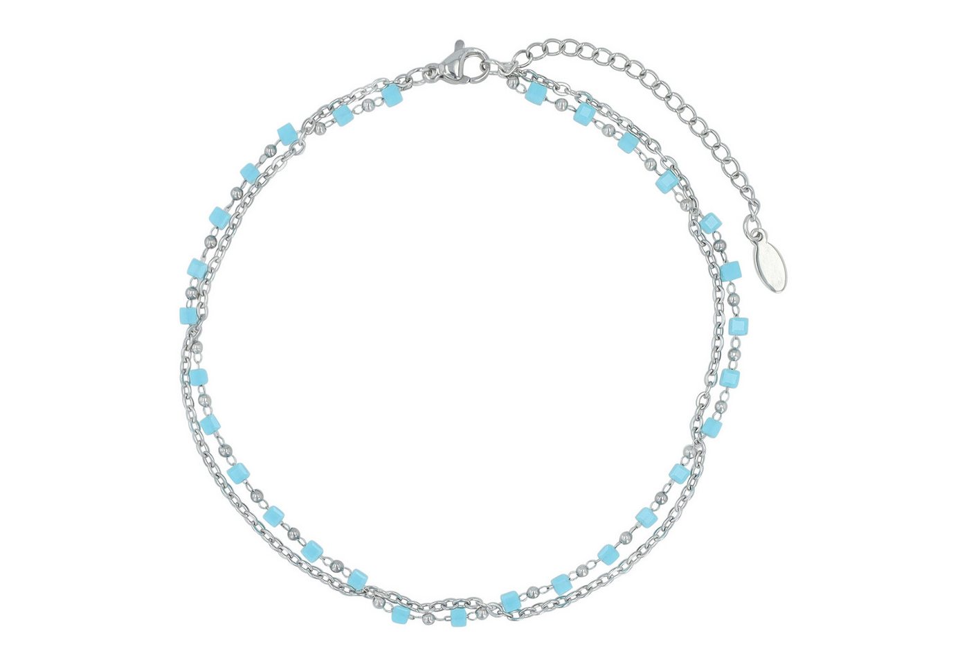 AKZENT Fußkette 5110093 Sommer Must-Have, 4er Pack, Anhänger, Perlen von AKZENT