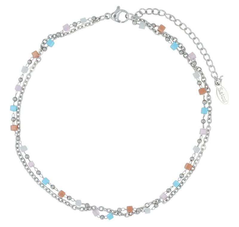 AKZENT Fußkette 5110093 Sommer Must-Have, 4er Pack, Anhänger, Perlen von AKZENT