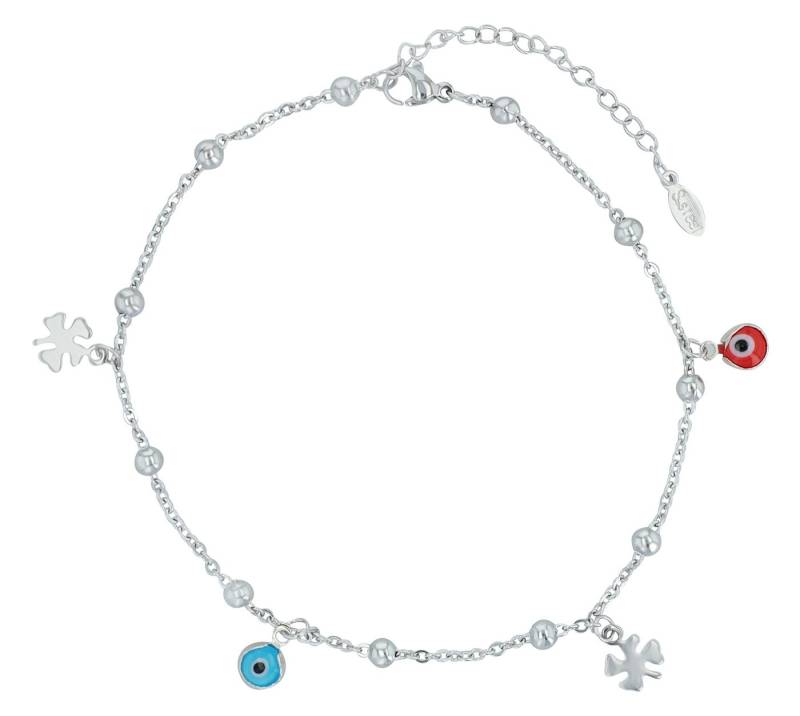 AKZENT Fußkette 5110093 Sommer Must-Have, 4er Pack, Anhänger, Perlen von AKZENT