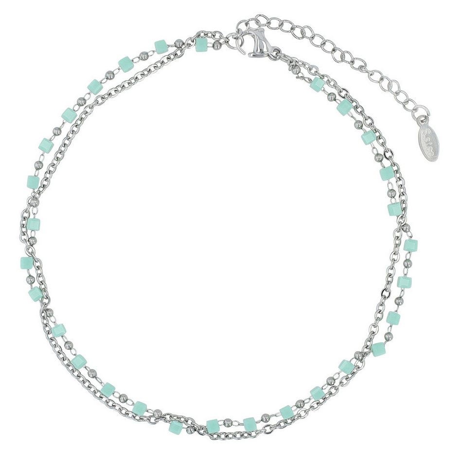 AKZENT Fußkette 5110093 Sommer Must-Have, 4er Pack, Anhänger, Perlen von AKZENT