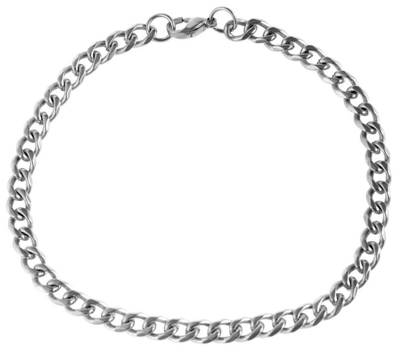 AKZENT Fußkette Maris Fußkettchen Panzermuster aus Edelstahl (einzeln), Damen FuÃŸschmuck von AKZENT