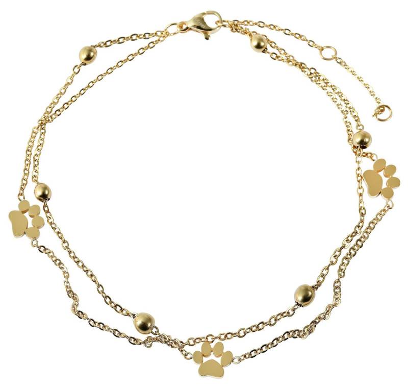 AKZENT Fußkette Nelyn Edelstahl silber Damen wasserfest, Damen FuÃŸschmuck von AKZENT