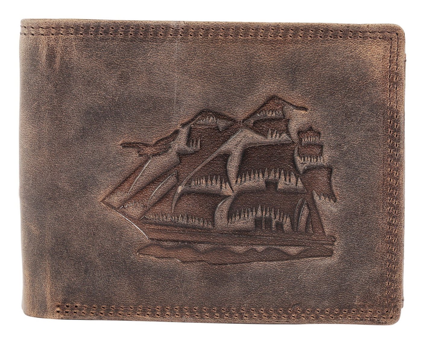 AKZENT Geldbörse 3000528 Querformat, Echtleder, RFID von AKZENT