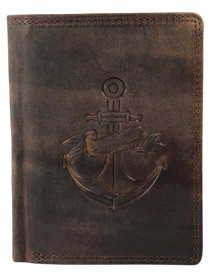 AKZENT Geldbörse 3000531 Anker, Hochformat, Echtleder von AKZENT