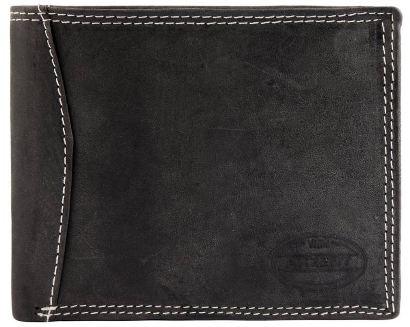 AKZENT Geldbörse Amid (Einzeln), Herren GeldbÃ¶rse Quer Echtleder von AKZENT