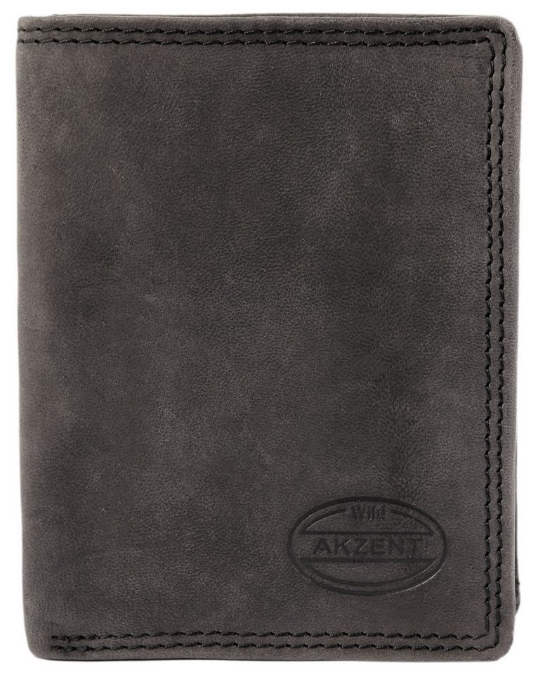 AKZENT Geldbörse Issa (Einzeln), Herren GeldbÃ¶rse Hoch Echtleder von AKZENT