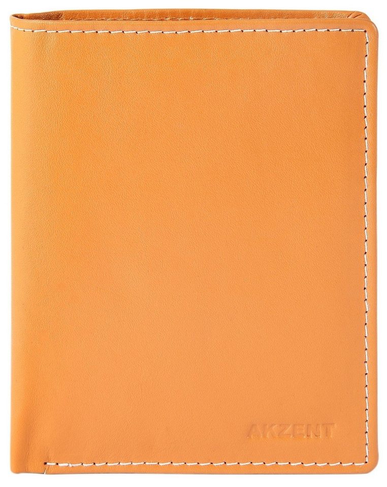 AKZENT Geldbörse Kamil Akzent Herren Geldbörse aus Echtleder. Format 10 x 12 cm., Herren GeldbÃ¶rse Hoch Echtleder von AKZENT