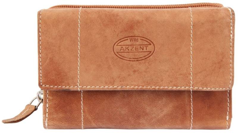 AKZENT Geldbörse Mayada Akzent Damengeldbörse aus Echtleder, RFID-Schutz (Einzeln), Damen GeldbÃ¶rse Quer Echtleder von AKZENT