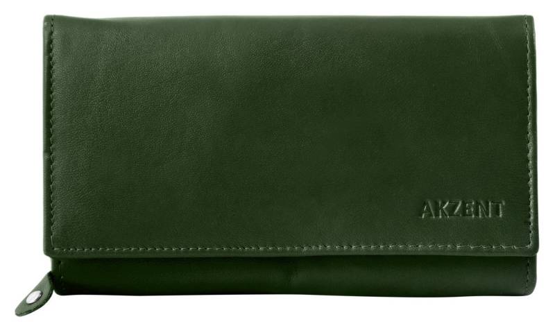 AKZENT Geldbörse Mayla (Einzeln), Damen GeldbÃ¶rse Quer Echtleder von AKZENT