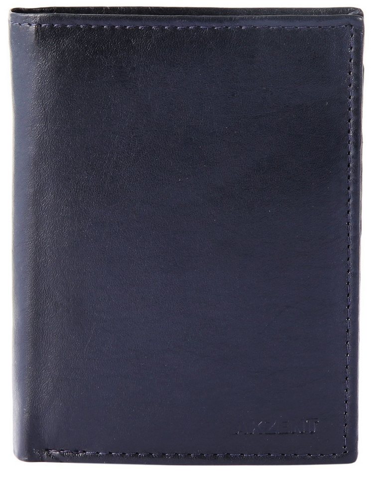 AKZENT Geldbörse Robbin (Einzeln), Herren GeldbÃ¶rse Hoch Echtleder von AKZENT