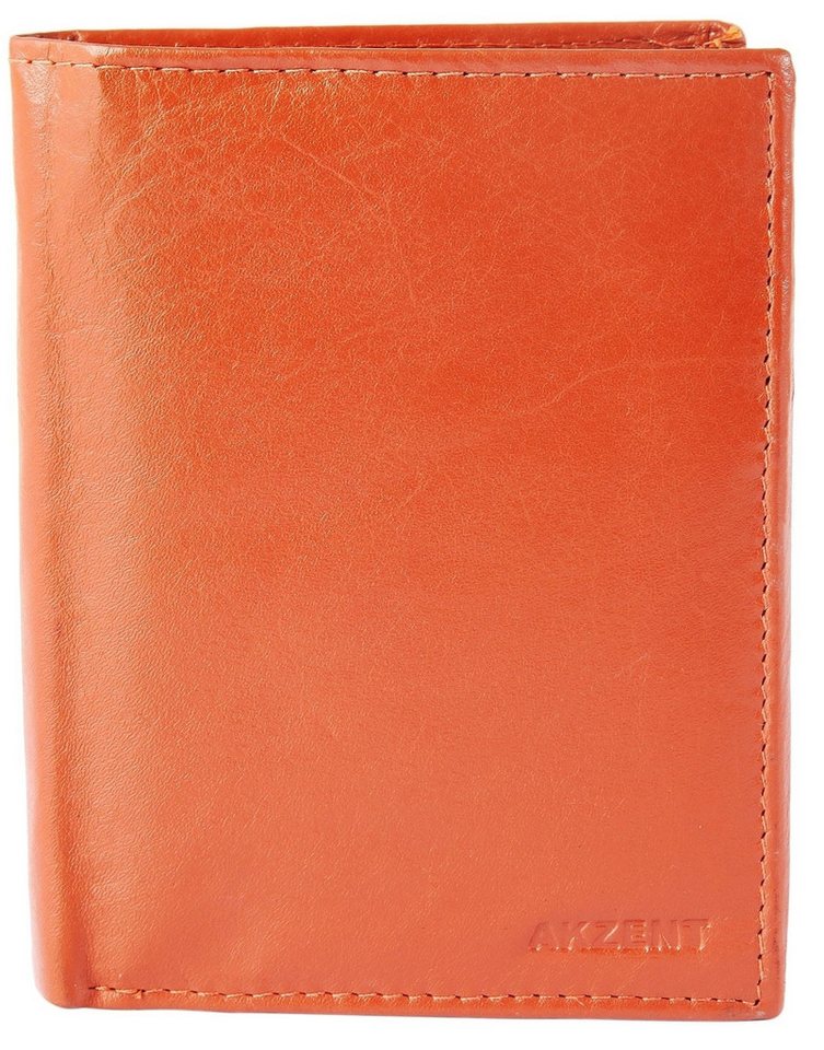 AKZENT Geldbörse Robbin (Einzeln), Herren GeldbÃ¶rse Hoch Echtleder von AKZENT
