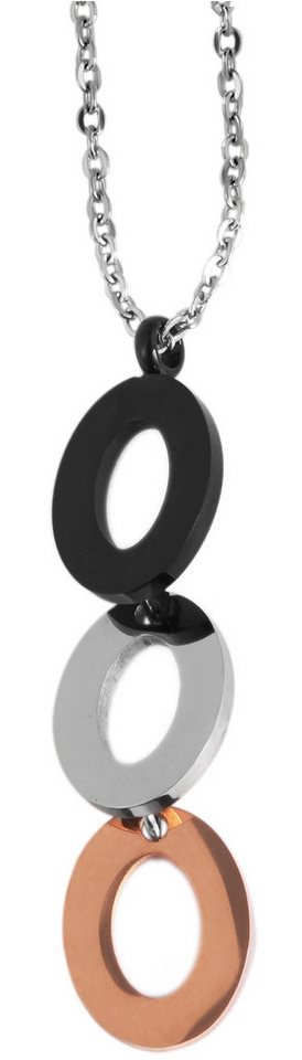 AKZENT Kette mit Anhänger 5010439 Edelstahl silber Damen wasserfest von AKZENT