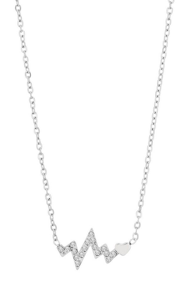 AKZENT Kette mit Anhänger 5010452 Edelstahl silber Damen wasserfest von AKZENT