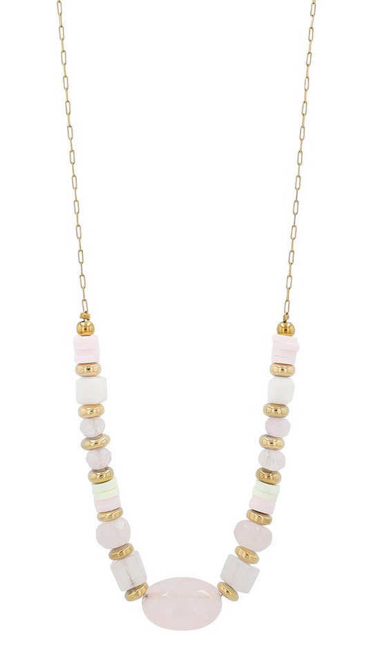 AKZENT Kette mit Anhänger 5010619 Edelstahl silber Damen wasserfest von AKZENT