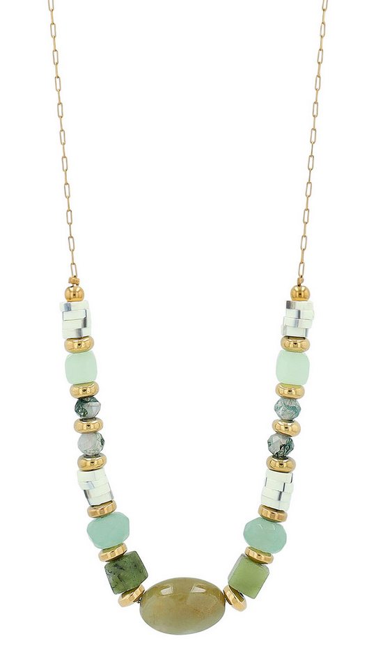 AKZENT Kette mit Anhänger 5010619 Edelstahl silber Damen wasserfest von AKZENT