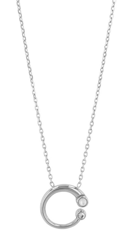 AKZENT Kette mit Anhänger 5010654 Edelstahl silber Damen wasserfest von AKZENT