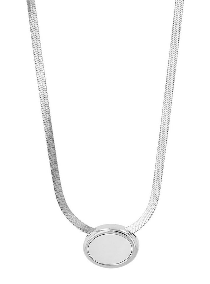 AKZENT Kette mit Anhänger 5010669 Edelstahl silber Damen wasserfest von AKZENT