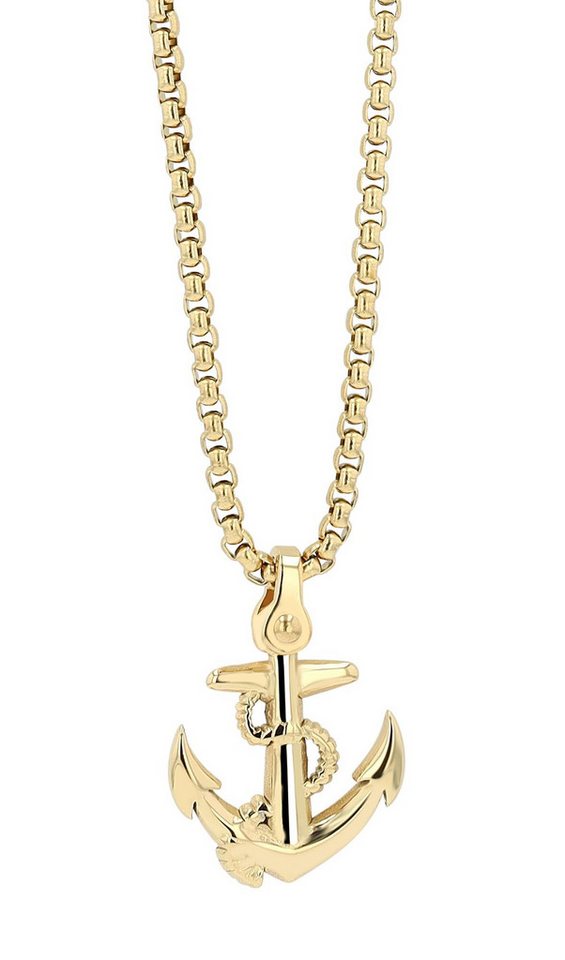 AKZENT Kette mit Anhänger Akid Edelstahl silber Damen wasserfest (inkl. Schmuckbox) von AKZENT