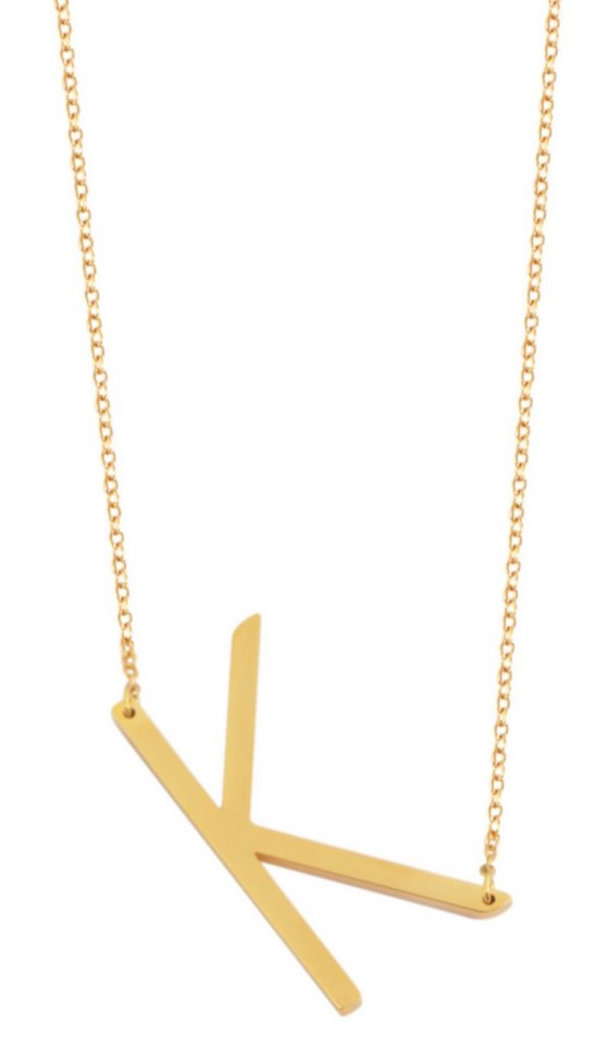 AKZENT Kette mit Anhänger Aurelija Edelstahl gold Damen wasserfest, Damen Kette mit AnhÃ¤nger von AKZENT