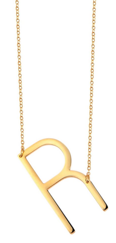 AKZENT Kette mit Anhänger Aurelija Edelstahl gold Damen wasserfest, Damen Kette mit AnhÃ¤nger von AKZENT