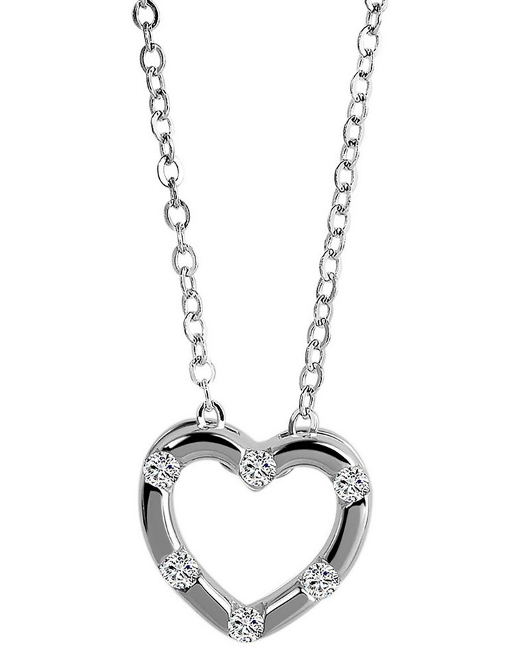 AKZENT Kette mit Anhänger Clarissa Silber Damen, Damen Kette mit AnhÃ¤nger von AKZENT