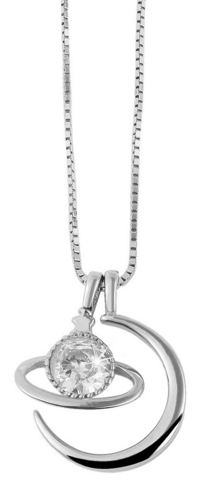 AKZENT Kette mit Anhänger Dajana Silber Damen, Damen Kette mit AnhÃ¤nger von AKZENT