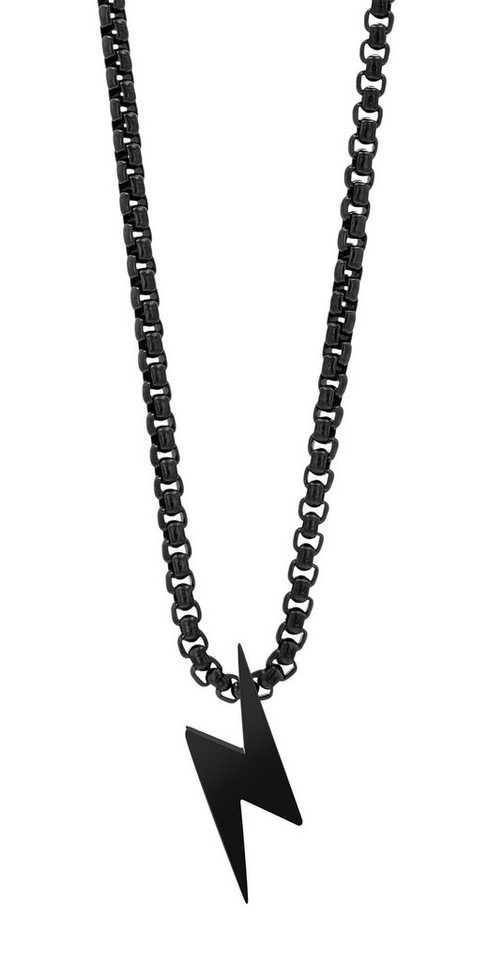 AKZENT Kette mit Anhänger Éclair Kette mit Anhänger Edelstahl silber Damen wasserfest (Einzeln) von AKZENT