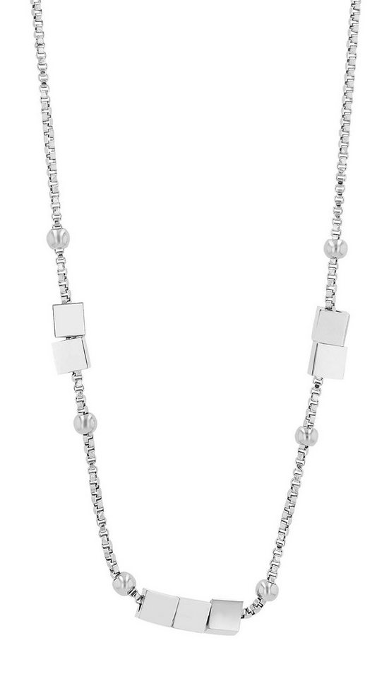 AKZENT Kette mit Anhänger Eirian Akzent Halskette "Eirian" mit eckigen Elementen, Edelstahl (Einzeln) von AKZENT