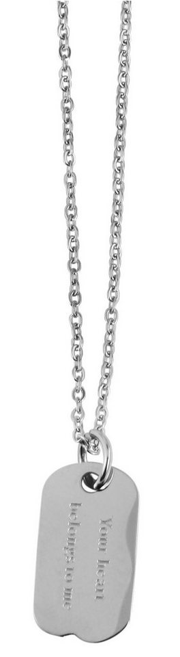 AKZENT Kette mit Anhänger Harry Edelstahl silber Damen wasserfest von AKZENT