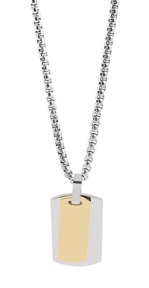 AKZENT Kette mit Anhänger Hudson Edelstahl silber Damen wasserfest von AKZENT