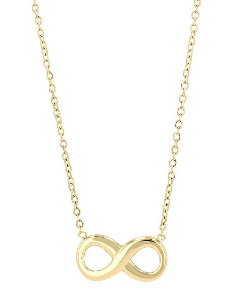 AKZENT Kette mit Anhänger Idris Akzent Infinity-Halskette "Idris" aus Edelstahl, 43+5 cm (Einzeln) von AKZENT