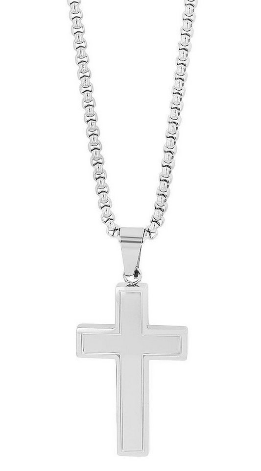 AKZENT Kette mit Anhänger Isoke Kette mit Anhänger Edelstahl schwarz Damen wasserfest (Einzeln) von AKZENT