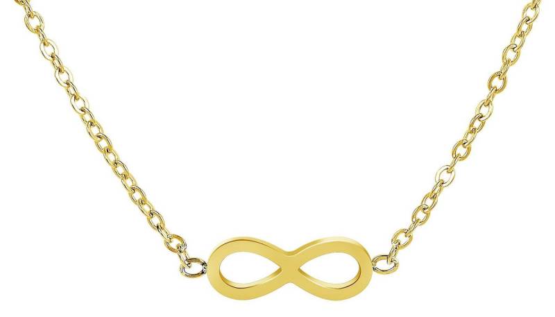 AKZENT Kette mit Anhänger Johanna Edelstahl Ankerkette, Infinity, 43 cm (Einzeln), Damen Kette mit AnhÃ¤nger von AKZENT