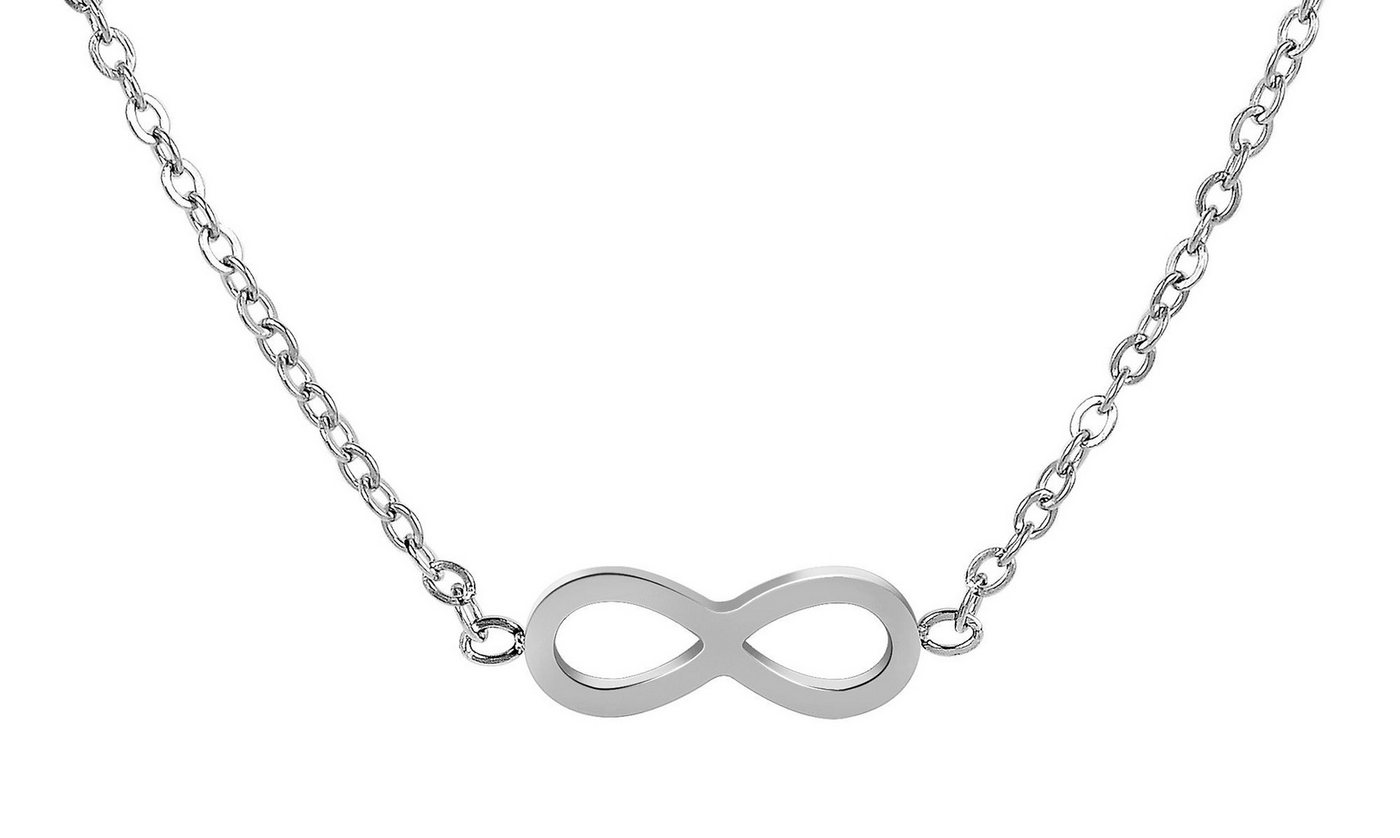 AKZENT Kette mit Anhänger Johanna Edelstahl Ankerkette, Infinity, 43 cm (Einzeln), Damen Kette mit AnhÃ¤nger von AKZENT