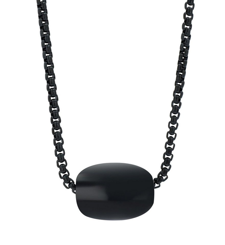 AKZENT Kette mit Anhänger Juniper Kette mit Anhänger Edelstahl schwarz Damen wasserfest (Einzeln) von AKZENT