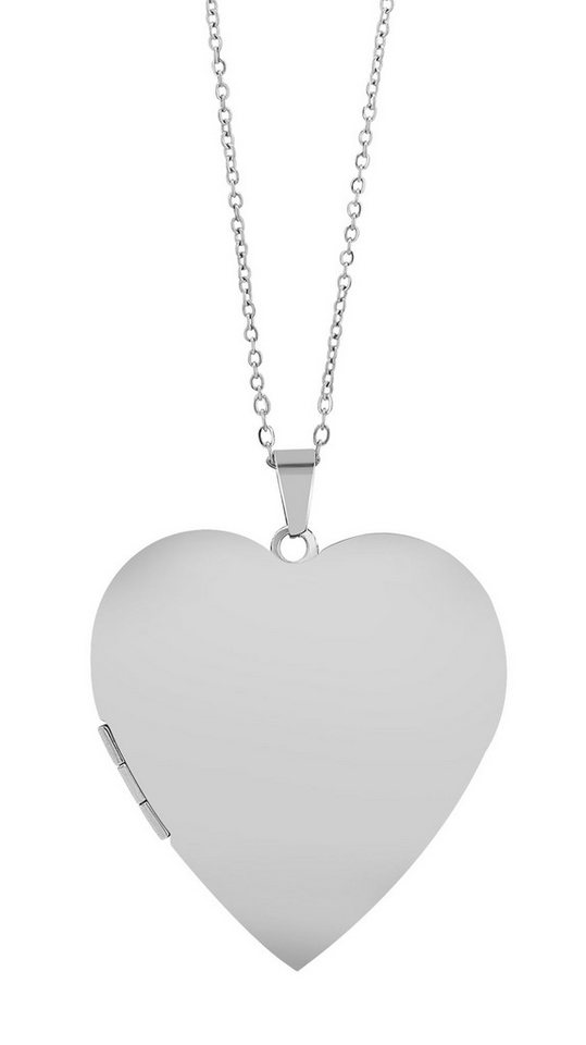 AKZENT Kette mit Anhänger Liora Akzent Medaillonkette "Liora" aus Edelstahl, 45+5 cm (Einzeln), Damen Kette mit AnhÃ¤nger von AKZENT