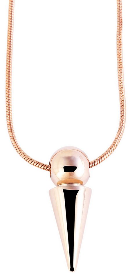 AKZENT Kette mit Anhänger Lyra Akzent Schlangenkette mit Anhänger, Edelstahl, 45+5 cm (Einzeln), Damen Kette mit AnhÃ¤nger von AKZENT