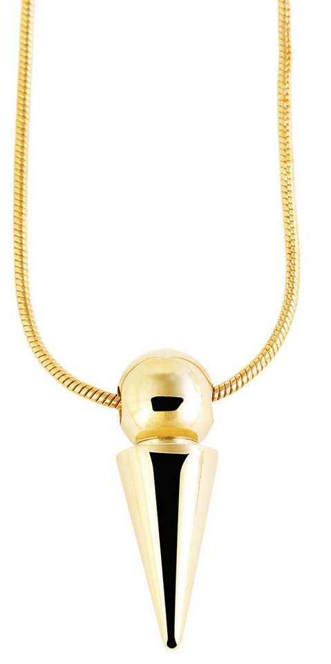 AKZENT Kette mit Anhänger Lyra Edelstahl gold Damen wasserfest, Damen Kette mit AnhÃ¤nger von AKZENT