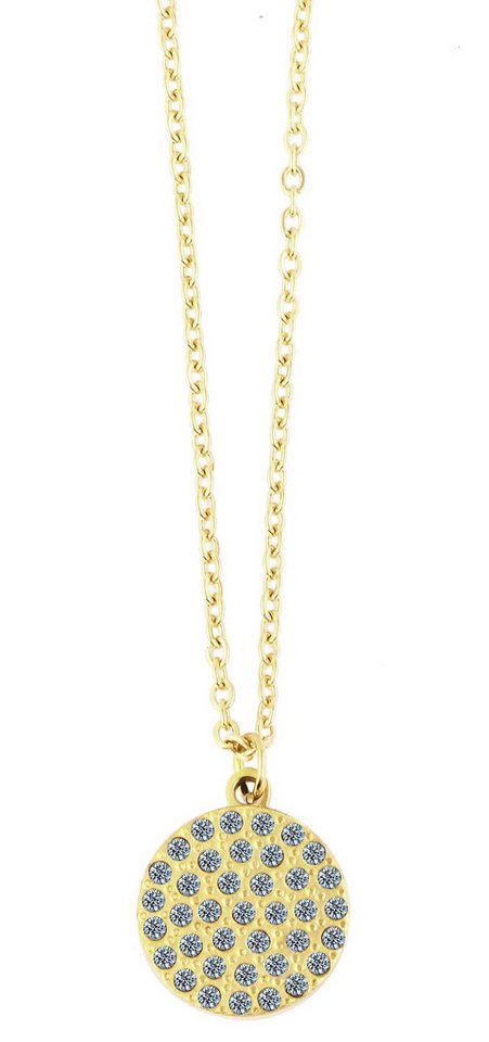 AKZENT Kette mit Anhänger Mathilda Edelstahl silber Damen wasserfest, Damen Kette mit AnhÃ¤nger von AKZENT