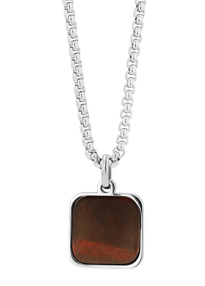 AKZENT Kette mit Anhänger Naturella Edelstahl silber Damen wasserfest von AKZENT