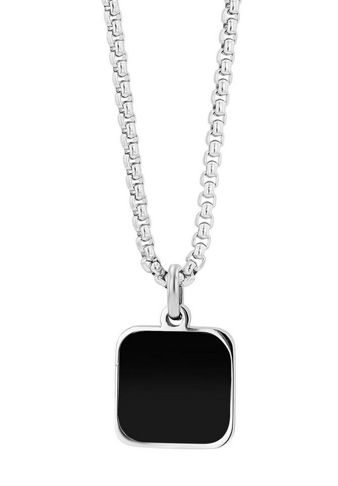 AKZENT Kette mit Anhänger Naturella Edelstahl silber Damen wasserfest von AKZENT