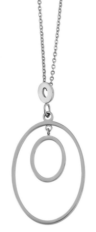 AKZENT Kette mit Anhänger Nayla Edelstahl silber Damen wasserfest, Damen Kette mit AnhÃ¤nger von AKZENT