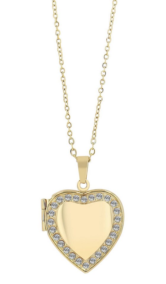 AKZENT Kette mit Anhänger Oria Edelstahl silber Damen wasserfest, Damen Kette mit AnhÃ¤nger von AKZENT