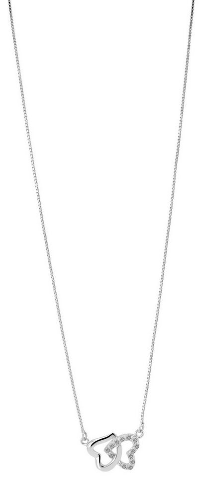 AKZENT Kette mit Anhänger Pina "Pina" 925er Sterlingsilber Herzkette "Pina" rhodiniert oder (Einzeln), Damen Kette mit AnhÃ¤nger von AKZENT
