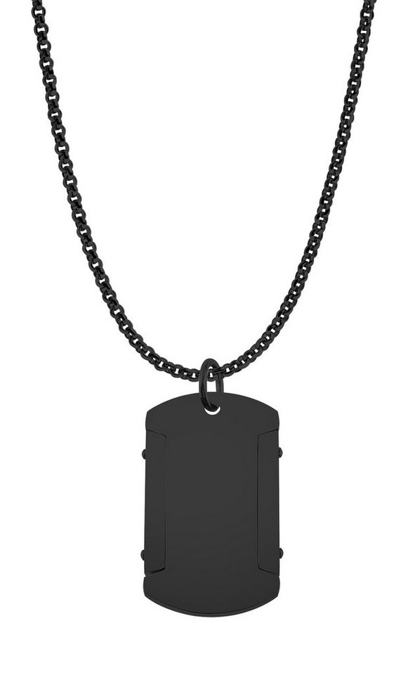 AKZENT Kette mit Anhänger Rocco Kette mit Anhänger Edelstahl schwarz Damen wasserfest (Einzeln) von AKZENT