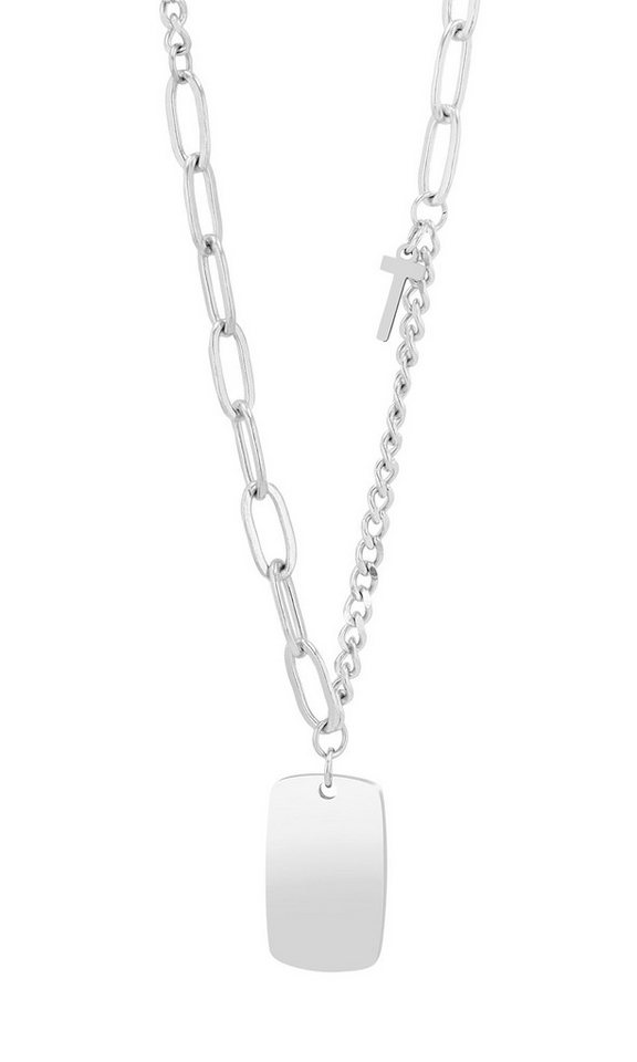 AKZENT Kette mit Anhänger Tariq Edelstahl silber Damen wasserfest von AKZENT