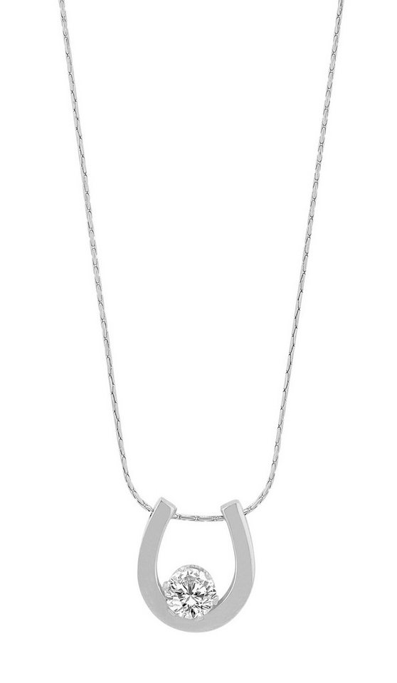 AKZENT Kette mit Anhänger Trixi Edelstahl silber Damen wasserfest von AKZENT