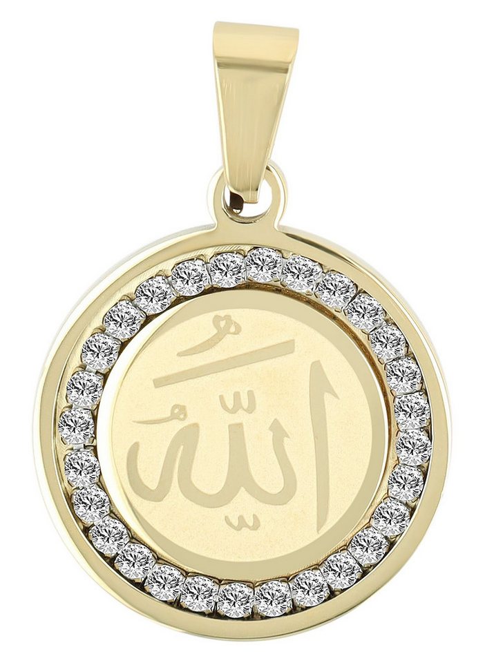 AKZENT Kettenanhänger Malik Edelstahl silber (Einzeln) von AKZENT