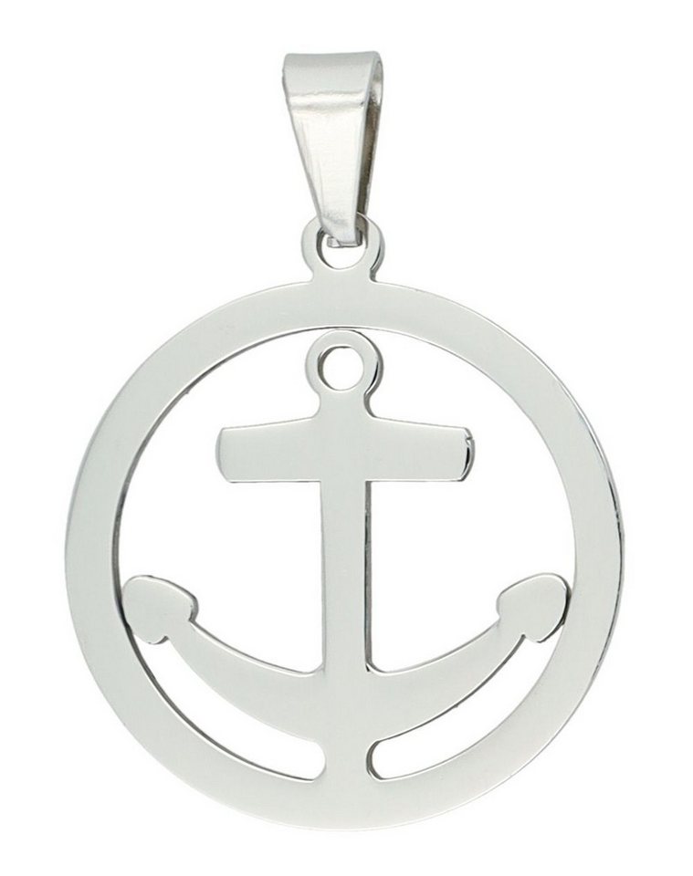 AKZENT Kettenanhänger Nereus Edelstahl silber von AKZENT